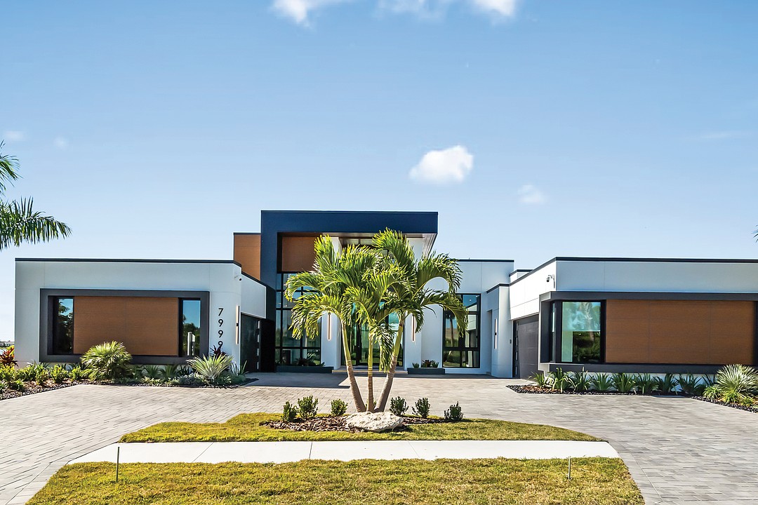The Florida lifestyle is glorified in a lavish new home in Waterside