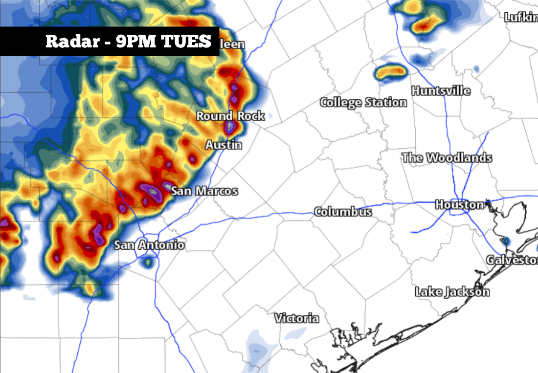 Timeline: Here’s when storms, hail could hit South Texas tonight