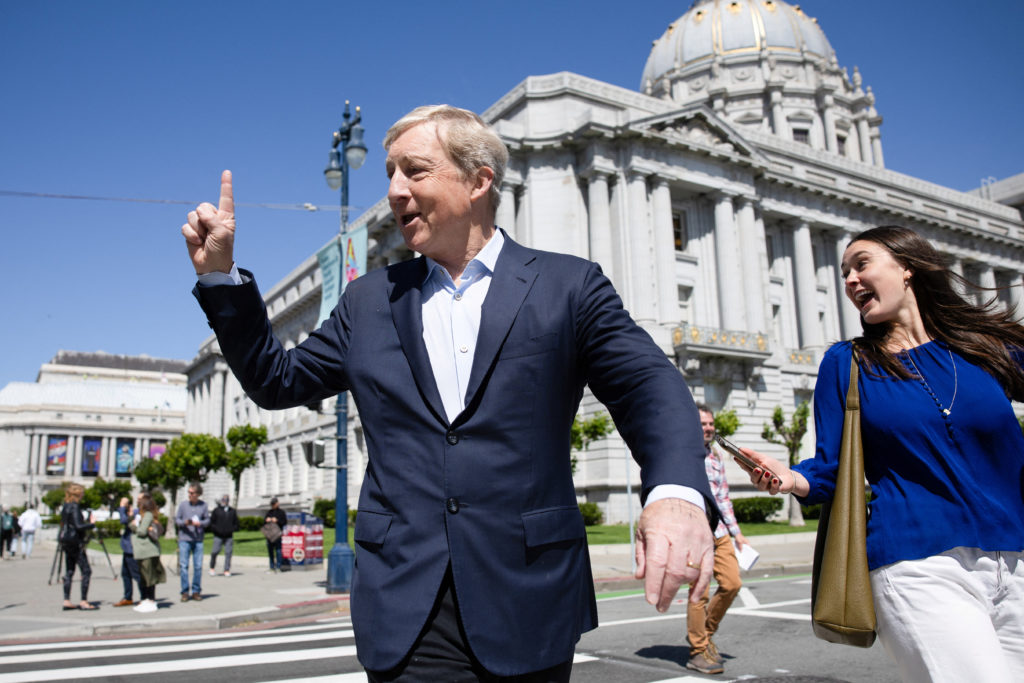 Billionaire Tom Steyer's ad spending breaks records in California governor's race