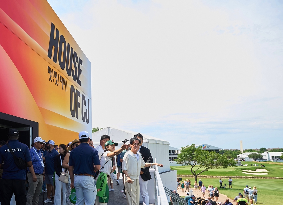 CJ Chairman Lee Visits The CJ Cup in U.S., Vows K-Lifestyle Platform Expansion