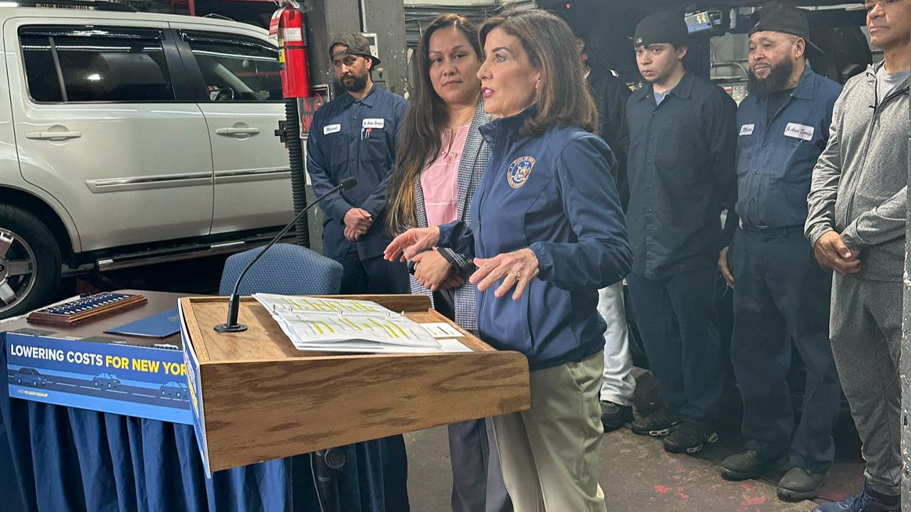 Hochul signs state budget bills on car insurance reforms